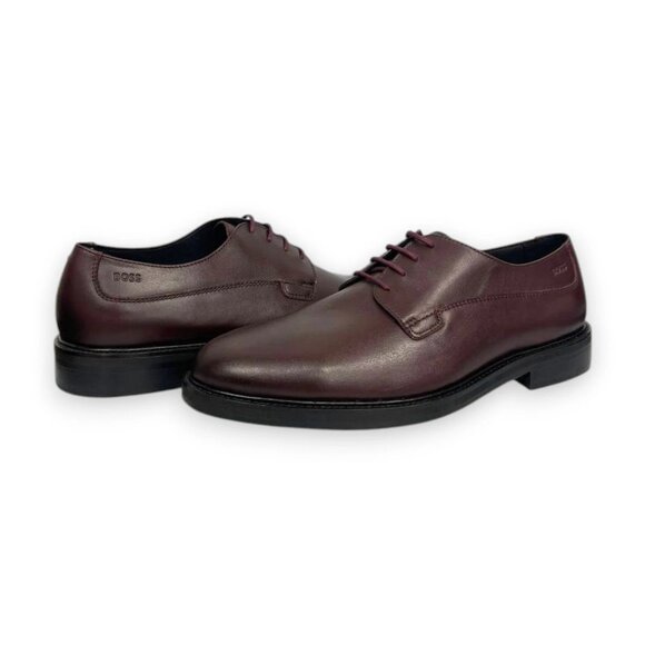 Boss Larry-L Derb It Men’s Burgundy Derby sz 9 EU 42 MSRP $199